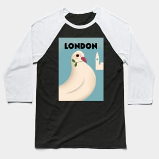 London Vintage style travel poster Baseball T-Shirt